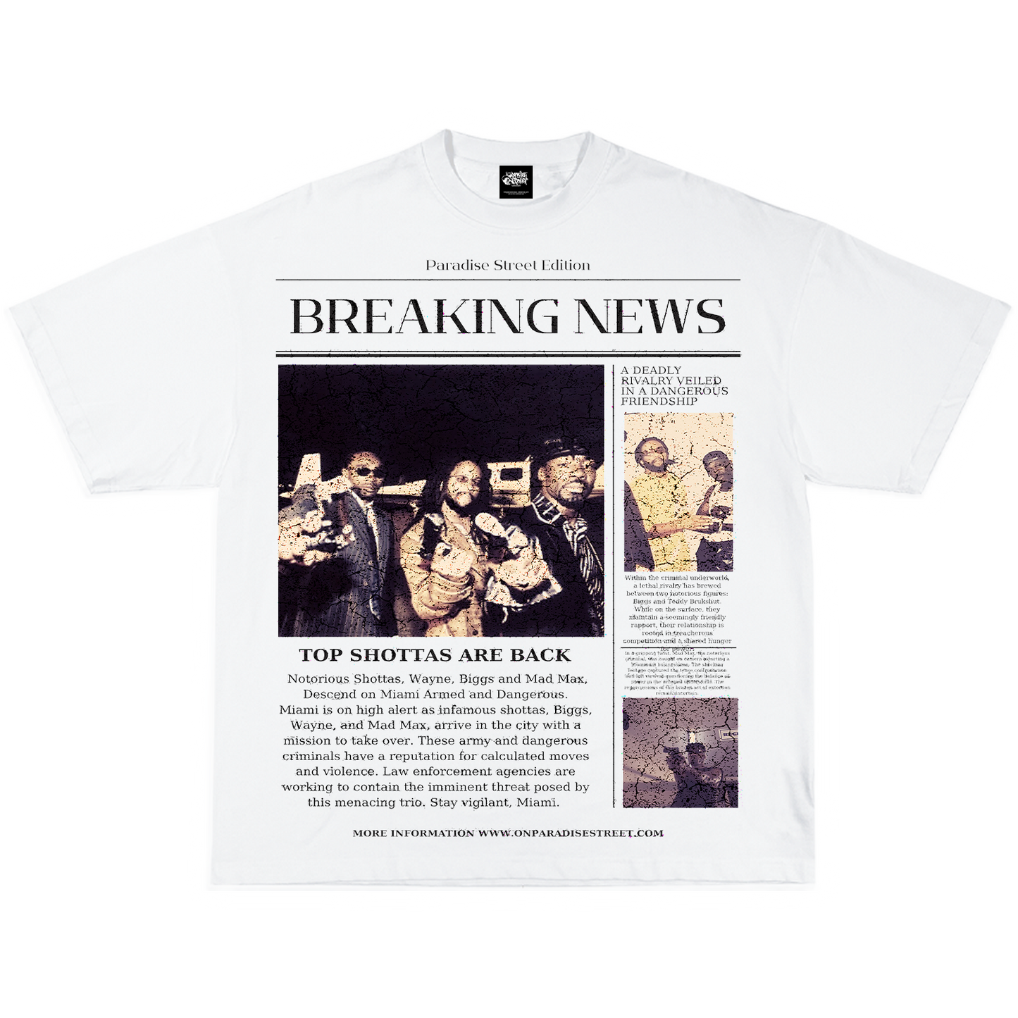TOP SHOTTAS ARE BACK HEAVYWEIGHT T-SHIRT